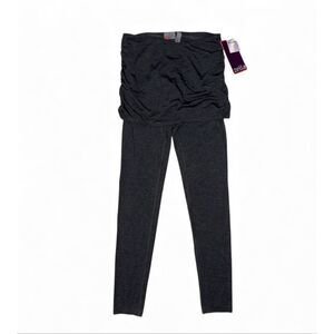 Zella Grey DK Charcoal Heather skirt leggings